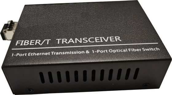 Ethernet Optik Ortam Dönüştürücü 10/100/1000M Tek Modlu Çift Yönlü SFP Fiber