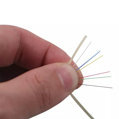 2 - 12 Fiber Düşük Sürtünmeli Hava Üflemeli Kablo Microduct G657A1 G657A2 Oluk Tasarımı
