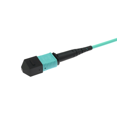 PVC/LSZH Multi Mode MPO MTP Fiber Optic Kablo 20m Uzunlukta -20.C'den 70.C'ye kadar çalışma sıcaklığı ile