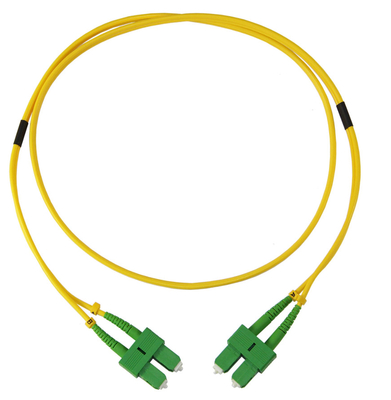 Telecom Sınıflı Fiber Optic Patch Kablosu PVC/LSZH Ceket 3.0mm Diametresi ve Düşük Giriş Kaybı