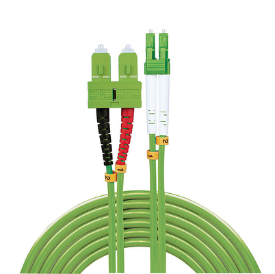 Özel Uzunluklı Multimode Fiber Optic Patchcord Telekom Sınıfı PVC/LSZH Ceket UPC/APC Poliş.