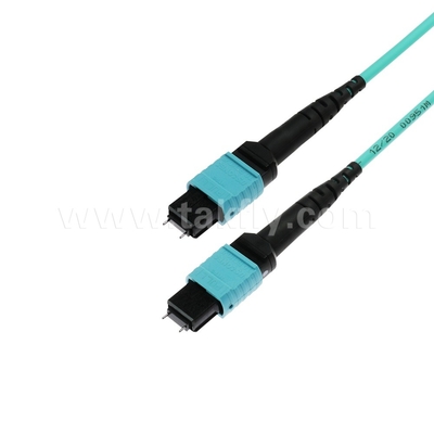 16 Core SM MM MPO MTP Veri Merkezi FTTX için Fiber Optic Jumper Kablosu Özel