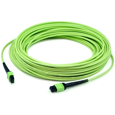 16 Core SM MM MPO MTP Veri Merkezi FTTX için Fiber Optic Jumper Kablosu Özel