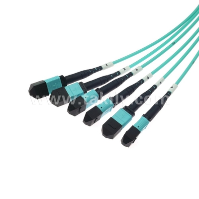 72 çekirdek SM MM MPO Patch Cord MTP Kütük Kablo Jumper Data Center için FTTX
