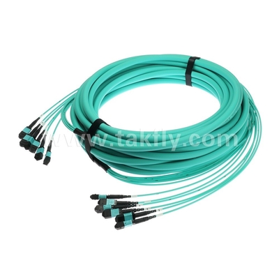 72 çekirdek SM MM MPO Patch Cord MTP Kütük Kablo Jumper Data Center için FTTX