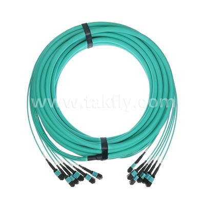 72 çekirdek SM MM MPO Patch Cord MTP Kütük Kablo Jumper Data Center için FTTX