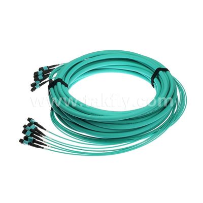 MPO/MTP Patchcord 72 çekirdekli gövde kablosu SM/MM Jumper Fiber Optic For Data Center AI FTTX
