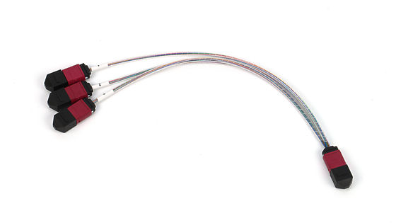 MPO/MTP Patchcord 72 çekirdekli gövde kablosu SM/MM Jumper Fiber Optic For Data Center AI FTTX