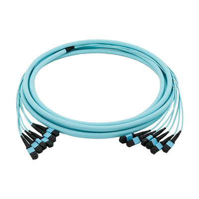 MPO/MTP Patchcord 72 çekirdekli gövde kablosu SM/MM Jumper Fiber Optic For Data Center AI FTTX