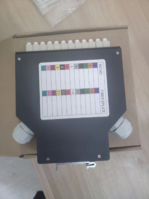 Alüminyum DIN raylı montajlı LC/Sc Sx/Dx fiber optik terminal kutusu kolay montaj