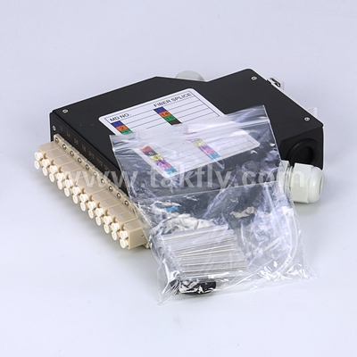 Alüminyum DIN raylı montajlı LC/Sc Sx/Dx fiber optik terminal kutusu kolay montaj
