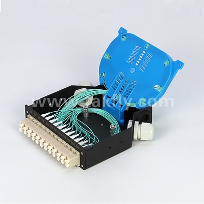 Alüminyum DIN raylı montajlı LC/Sc Sx/Dx fiber optik terminal kutusu kolay montaj