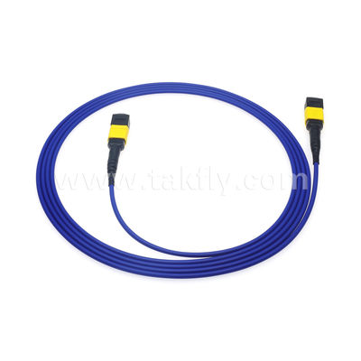 MPO/MTP Patchcord Zırhlı Gövde Kablosu SM/MM Jumper Data Center AI FTTX Telecom için Fiber Optic