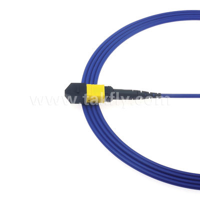 MPO/MTP Patchcord Zırhlı Gövde Kablosu SM/MM Jumper Data Center AI FTTX Telecom için Fiber Optic