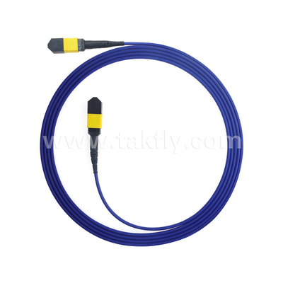 Veri Merkezi FTTX Fiber Optic Kablo MPO Patch Cord MTP Kütük Kablo Zırhlı SM MM Jumper