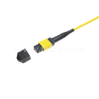 Veri Merkezi FTTX Fiber Optic Kablo MPO Patch Cord MTP Kütük Kablo Zırhlı SM MM Jumper
