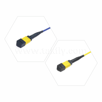Veri Merkezi FTTX Fiber Optic Kablo MPO Patch Cord MTP Kütük Kablo Zırhlı SM MM Jumper