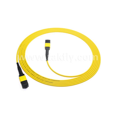 MPO/MTP Patchcord Zırhlı Gövde Kablosu SM/MM Jumper Data Center AI FTTX Telecom için Fiber Optic