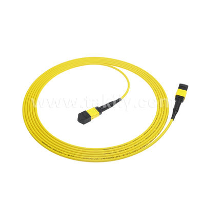 MPO/MTP Patchcord Zırhlı Gövde Kablosu SM/MM Jumper Data Center AI FTTX Telecom için Fiber Optic