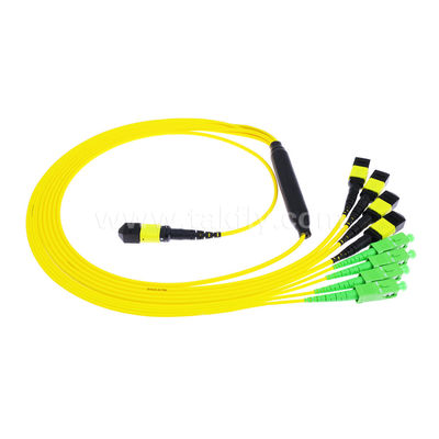 MPO/MTP Patchcord Kablo Fanout Splitter SC/LC/FC/ST/MPO Veri Merkezi için Fiber Optic AI FTTx Telecom
