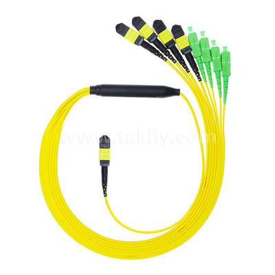 İsteğe bağlı MTP Kök Kablosu Veri Merkezi için MPO/MTP SC/LC/FC/ST/MPO Fiber Optic Kablosu