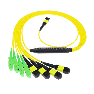 İsteğe bağlı MTP Kök Kablosu Veri Merkezi için MPO/MTP SC/LC/FC/ST/MPO Fiber Optic Kablosu