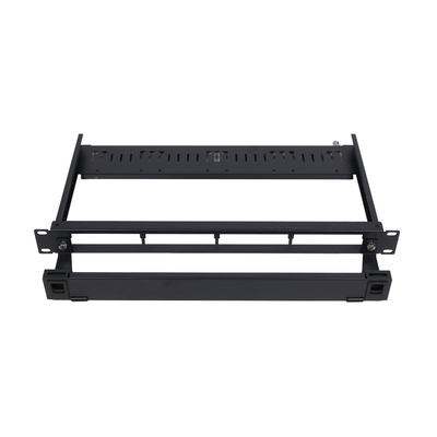 1U Rack Mount MPO-LC 96F Fiber Sayısı Boyutu 430*338.5*43.6mm ile kaset adaptörü paneli