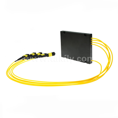 Veri Merkezi FTTX için Fiber Optic Kablo MPO/MTP SM/MM PLC Splitter 1x4