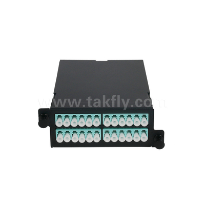 1U Rack Mount 24F MPO-LC MTP Patch Panel Yüksek yoğunluk 96F Veri Merkezi için