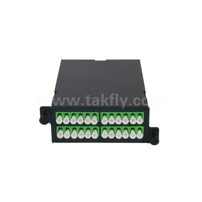 1U Rack Mount 24F MPO-LC MTP Patch Panel Yüksek yoğunluk 96F Veri Merkezi için
