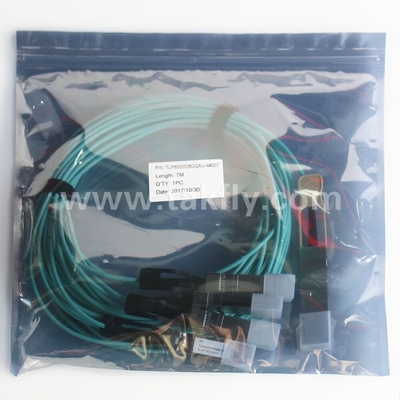 100Gb/s QSFP28 To 4x SFP28 Breakout Aktif Optik Kablo AOC Kablo Hızlı Veri Transferi