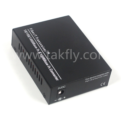Tam/Yarı Dupleks ve ST/SC Bağlantısı ile 10G Yönetilmeyen Fiber Media Konvertörü