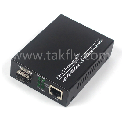 Tam/Yarı Dupleks ve ST/SC Bağlantısı ile 10G Yönetilmeyen Fiber Media Konvertörü