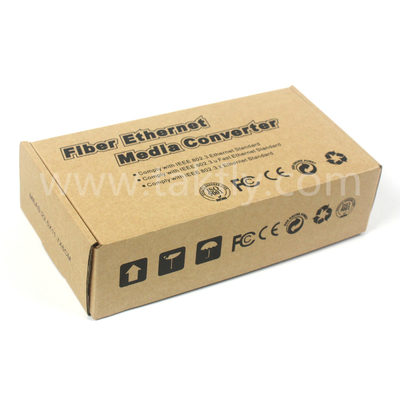 Tam/Yarı Dupleks ve ST/SC Bağlantısı ile 10G Yönetilmeyen Fiber Media Konvertörü