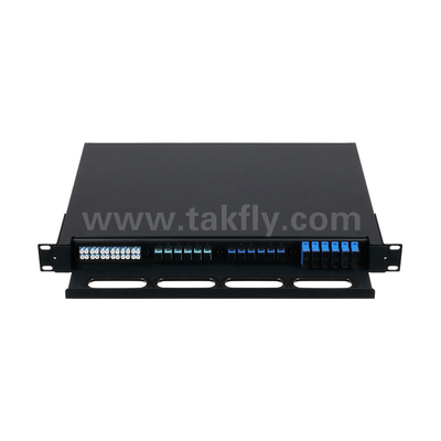 Özelleştirilebilir Fiber Optic MPO Kaseti MTP Patch Panel Veri Merkezi FTTX için Kaydırılabilir Tipi