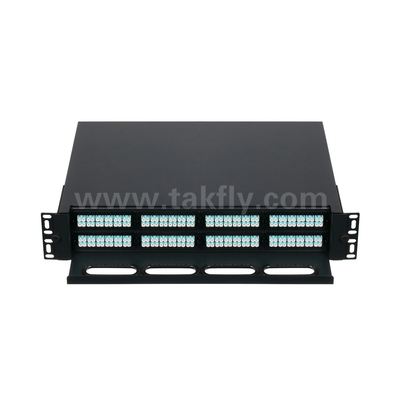 Özelleştirilebilir Fiber Optic MPO Kaseti MTP Patch Panel Veri Merkezi FTTX için Kaydırılabilir Tipi