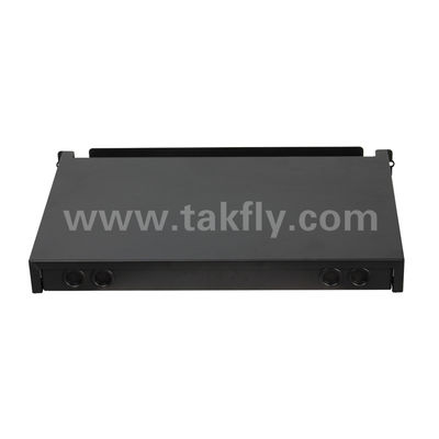 Veri Merkezi FTTX Kablolaması için MPO/MTP Patch Panel Yönetim Kaseti Kaydırılabilir Tip Fiber Optik