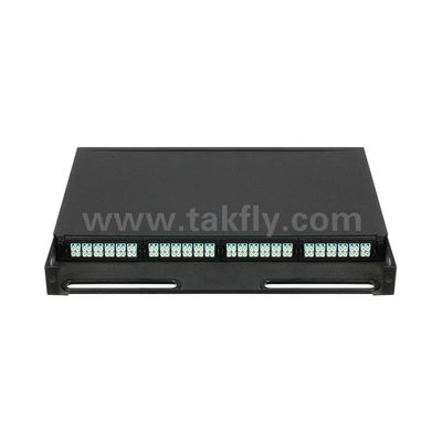 MPO/MTP Patch Panel Yönetimi Kaseti Veri Merkezi FTTX Telecom için Fiber Optic