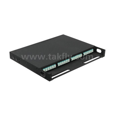 MPO/MTP Patch Panel Yönetimi Kaseti Veri Merkezi FTTX Telecom için Fiber Optic