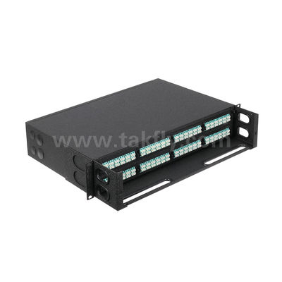 MPO/MTP Patch Panel Yönetimi Kaseti Veri Merkezi FTTX Telecom için Fiber Optic
