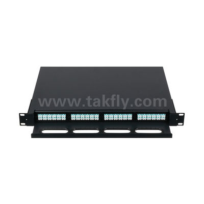 Veri Merkezi FTTX Kablolaması için MPO/MTP Patch Panel Yönetim Kaseti Kaydırılabilir Tip Fiber Optik
