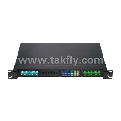 MPO / MTP Patch Panel Yönetimi Kaseti Alüminyum Alaşım Kaydırılabilir Tip Veri Merkezi FTTX Kablolama için Fiber Optic