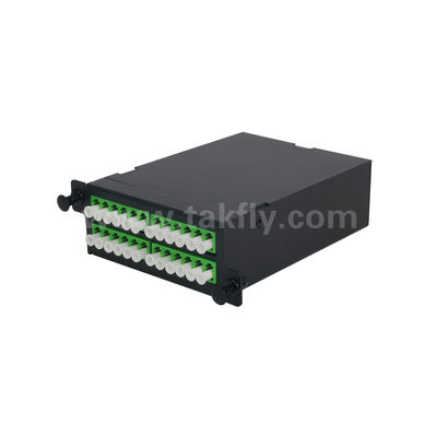 MPO / MTP Patch Panel Yönetimi Kaseti Alüminyum Alaşım Kaydırılabilir Tip Veri Merkezi FTTX Kablolama için Fiber Optic