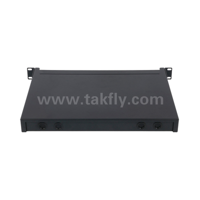 Fiber Optic MPO Kaseti MTP Patch Panel Alüminyum Alaşım Kaydırılabilir Tip Yönetimi Veri Merkezi için FTTX
