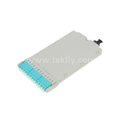 MPO Patch Panel MTP Kaset 144 Çekirdek Veri Merkezi FTTX için Süper Yüksek Yoğunluklu Fiber Optik