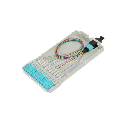 MPO Patch Panel MTP Kaset 144 Çekirdek Veri Merkezi FTTX için Süper Yüksek Yoğunluklu Fiber Optik