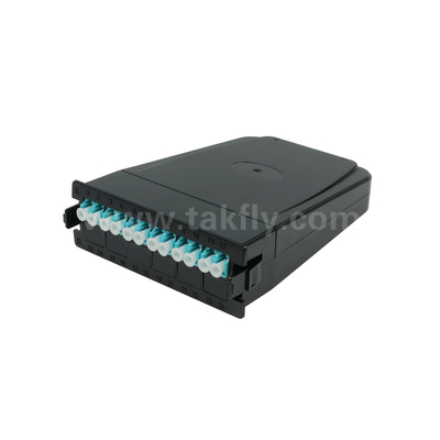 Veri Merkezi FTTX için Fiber Optic MPO Kaseti Modülü MPO/MTP-LC 12C/24C