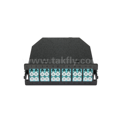 Veri Merkezi FTTX için Fiber Optic MPO Kaseti Modülü MPO/MTP-LC 12C/24C