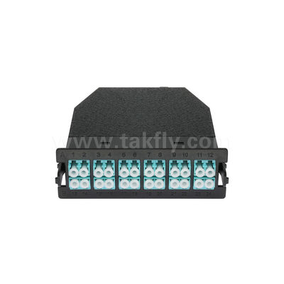 MPO Kaset Modülü MPO/MTP-LC 12C/24C Veri Merkezi FTTX için Fiber Optic
