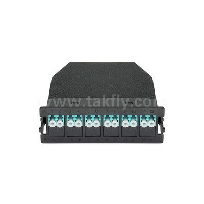 Veri Merkezi FTTX için Fiber Optic MPO Kaseti Modülü MPO/MTP-LC 12C/24C